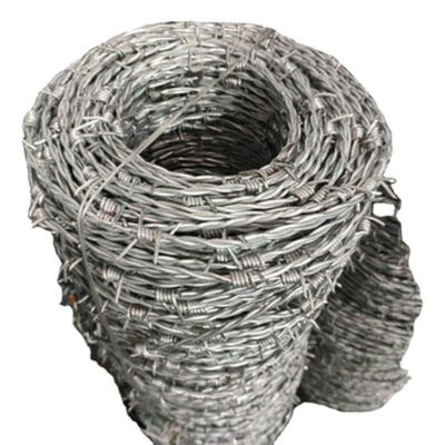 1.6mm 500m 25kg/Roll Spirale Razor Wire Concertina Coil Wire per la protezione