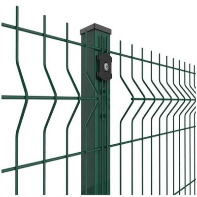 3D Curved Welded Wire Mesh Fence Panel per la casa giardino esterno per la ferrovia