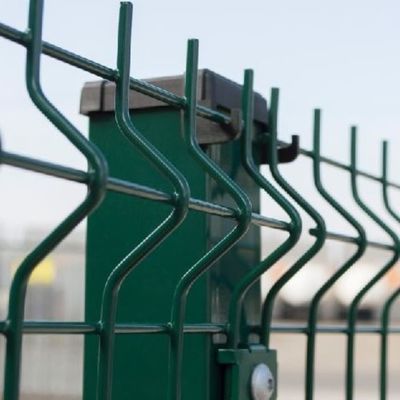 Eco-friendly Decorative 4mm Wire 3d Curved Fence Panel Colori RAL