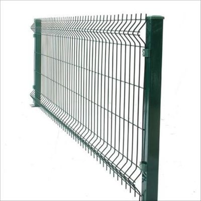 50×200mm Mesh 4mm diametro di filo 3D Recinzione curva con 50×50mm Quadratura Post per Villa Outdoor Limite