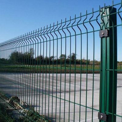 Fence 3d curva rivestita in vinile Fence a maglia saldata 1.5*3m