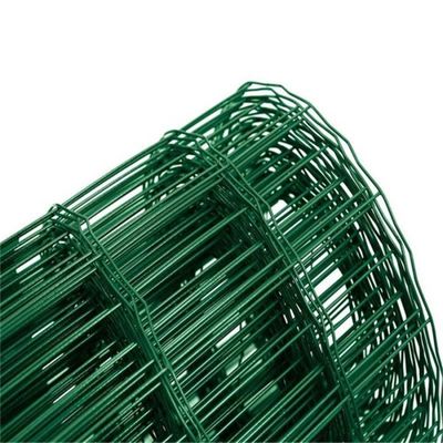 1.83m X 25m Verde Olandese Euro Wire Mesh Fence Rivestimento PVC resistenza alla corrosione