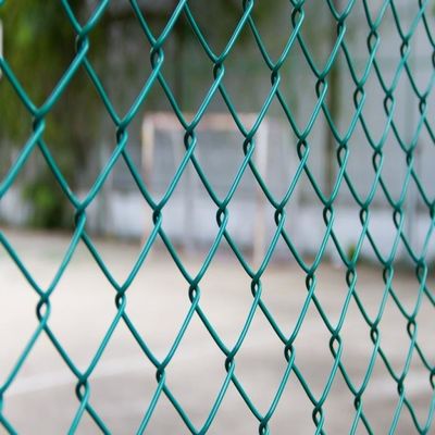 Fermo Campo Pvc Diamante Griglia Recinzione di plastica coperto Chain Link Recinzione 1000-2500mm