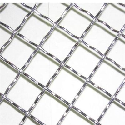 Tessuto in acciaio inossidabile filo a molla con garza quadrata reticolato 10mm 10x10 50x50