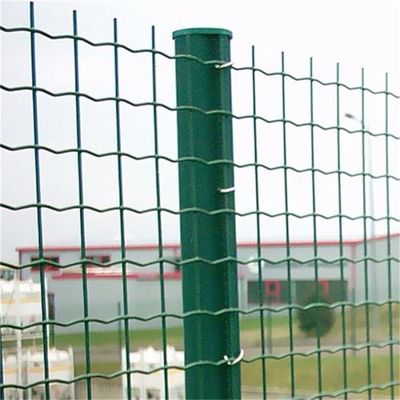Recinzione verde nera in rotolo di rete metallica saldata rivestita in PVC per giardino esterno Euro per piegare la rete metallica di taglio