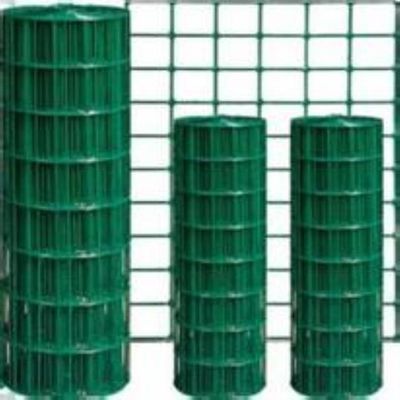 6Gauge PVC Saldato a maglia 4x4 Verde Pvc Rivestito Saldato a maglia