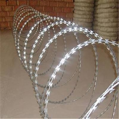 10 kg di acciaio inossidabile Concertina Wire Mesh Security Mesh Barbed Wire Fencing