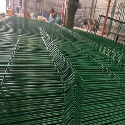 Pannello di recinzione in rete metallica saldata 3D con rivestimento in polvere verde agricolo verniciato a polvere di vendita caldo