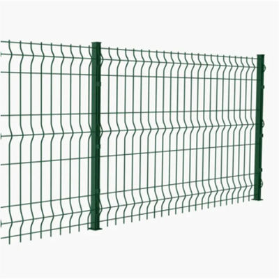 Recinzione saldata in rete metallica curvata a V 3D rivestita in PVC in acciaio zincato di alta qualità per recinzione esterna