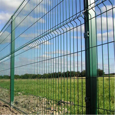 Fence a maglia di vetro galvanizzata in PVC rivestita Euro 3 mm - 6 mm resistenza alla corrosione