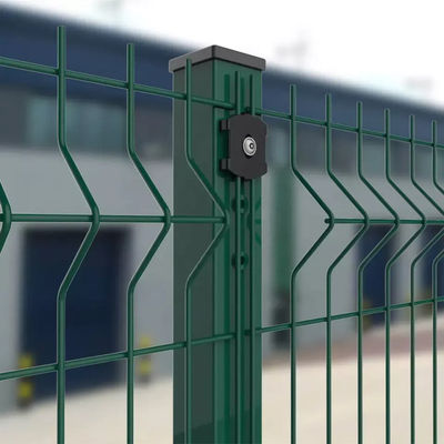 Acciaio Galvanizzato Metallo Personalizzare Pvc Rivestito 3d Corto Recinzione Per Giardino