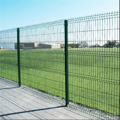 PVC rivestito di verde personalizzato 3D curva Saldata Wire Mesh Fence Panel Outdoor Galvanizzato piegatura Metal Mesh Recinzione