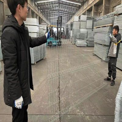 4 mm diametro di filo 50 x 180 mm 3d recinzione curva per il muro di confine