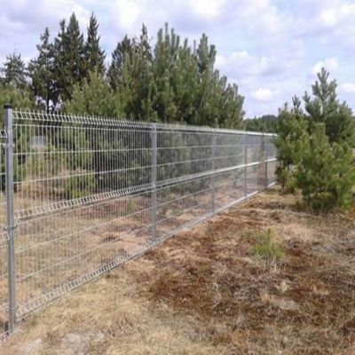 4 piedi di filo di ferro galvanizzato Recinzione curva 3d per le stazioni di pedaggio