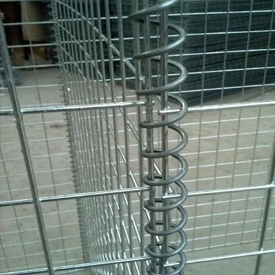 Disponibile Gabbia in pietra a rete saldata con cestello per costruzione di pareti in gabbione rivestito Galfan per rete di gabbioni per costruzione di pareti in gabbione