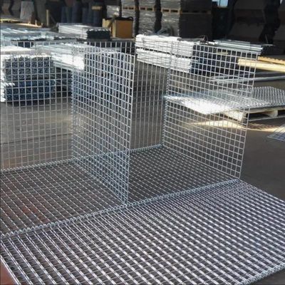 1*1*1m Cage di pietra galvanizzata calda saldata Gabion Box Retaining Wall Gabion Basket