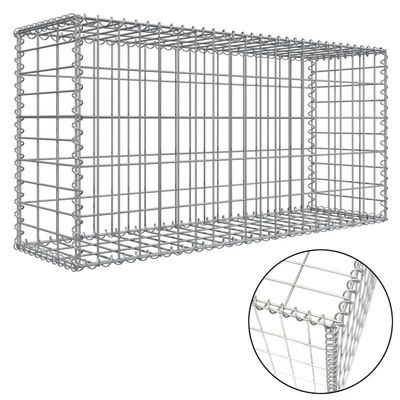 1x1x2 PVC Gabion Basket Gabion Box Retaining Zinc Coated Gabion Mesh in Acciaio