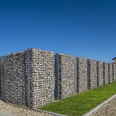2 mm resistenza alla corrosione Gabion Box Wire Mesh Supporting Wall Saldato