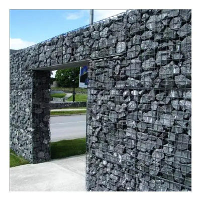 Cesto di gabbia 2x1x1M 2x1x0.5M Scatola Pesante Cesto di gabbia di pietra Galvanizzato Pareti di gabbia saldate