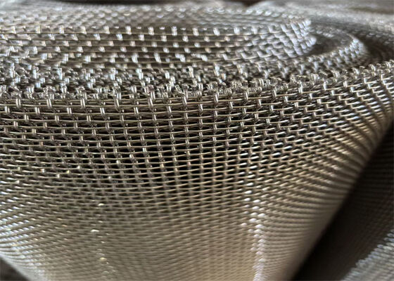 Resistenza al calore 310S Acciaio inossidabile Crimped Wire Mesh con 2 × 2 mm 4 × 4 mm 5 × 5 mm fori per applicazioni forno ad alta temperatura