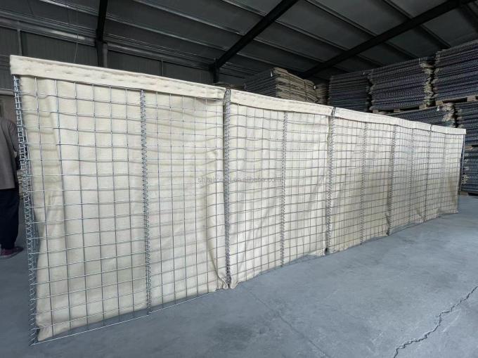 Pesante Mil1 Mil7 Hesco Bastion Barrier Sacchetti di sabbia 3