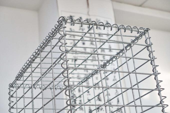 Pareti di sostegno Gabioni galvanizzati Caselle di pietra gabbia saldata 200x100x50cm 3