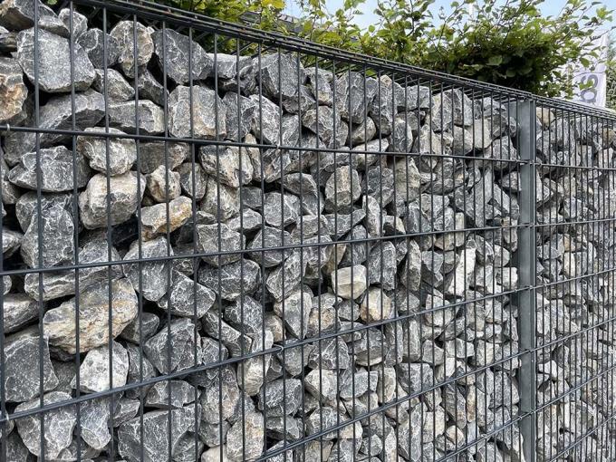Pareti di sostegno Gabioni galvanizzati Caselle di pietra gabbia saldata 200x100x50cm 10