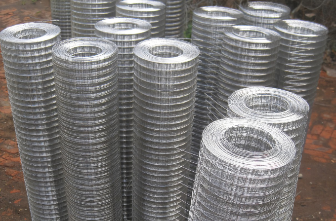 1/2x1 1x1 Galvanizzato a caldo Ferro saldatura Filtro saldatura Rulli di maglia di tessuto/ 16 calibro Elettro galvanizzato quadrato buco maglia saldata 2