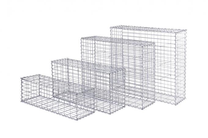 2.7mm Galvanized Gabion Basket Size 2x1x1m 1.5x1x1m with Cell Size 8x10cm Woven Gabion Mesh 2