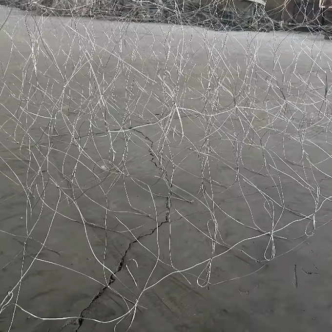 Inconspicuo Barriere di sicurezza Recinzione MZP Putanka Barrage Wire Safety Barriera di bassa visibilit&agrave; Protezione Anti-Tank Mesh Net 0