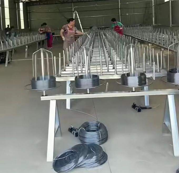0.4-0.9mm Barriera antitanco Maglia di filo Tracce del serbatoio Ferita di acciaio 5