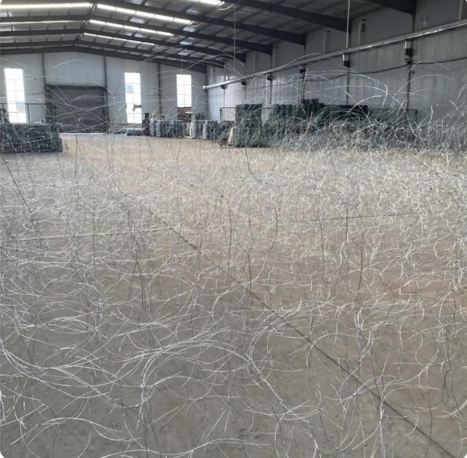 Barriera anti rete del serbatoio rete metallica Inconspicua Recinzione di filo di acciaio galvanizzato 3