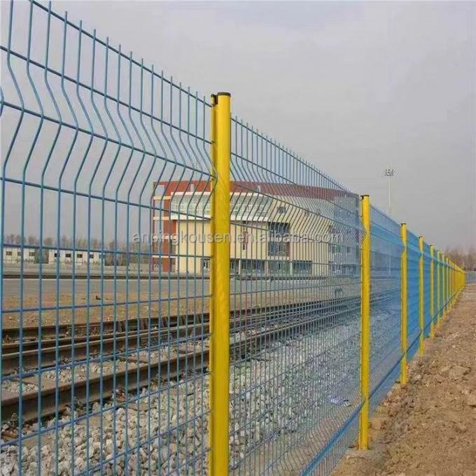 Fence 3d curva rivestita in vinile Fence a maglia saldata 1.5*3m 5