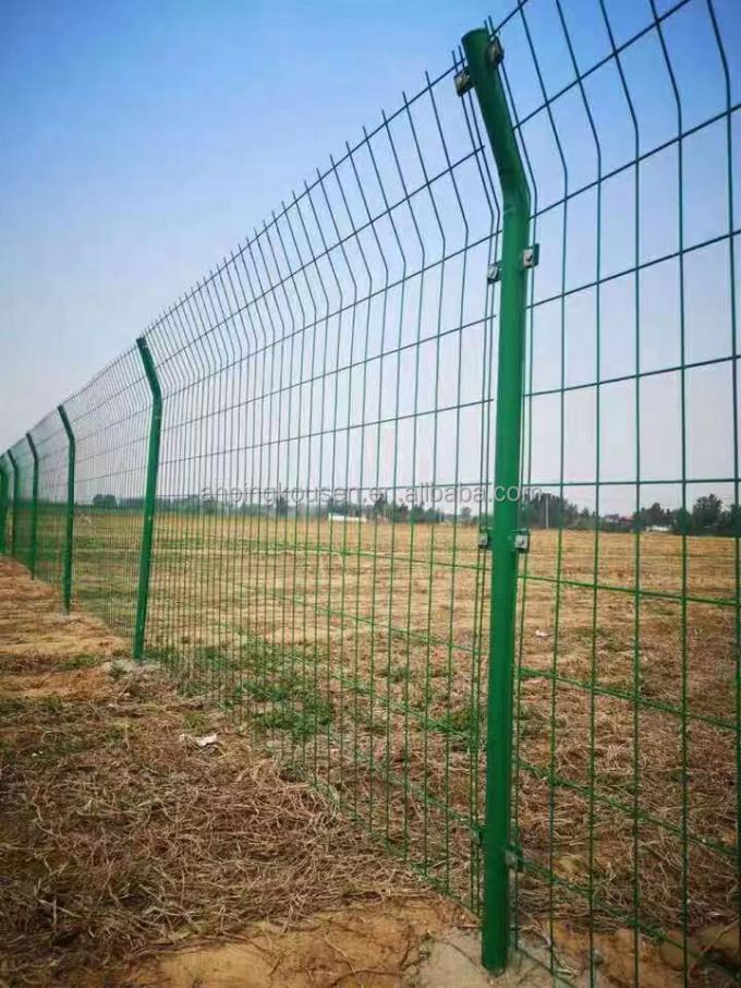 Fence 3d curva rivestita in vinile Fence a maglia saldata 1.5*3m 7