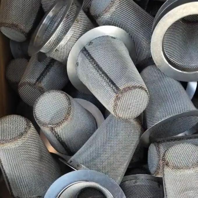 Rete metallica su misura dello schermo del filtro dell'acciaio inossidabile 304 316 disco del filtro rotondo da 20-100 micron per il filtro dell'acqua 10