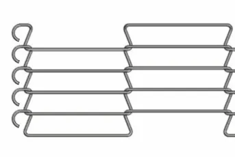 1.0mm-3.0mm Acciaio inossidabile Wire Mesh Conveyor Belt Per Forno Forno 2